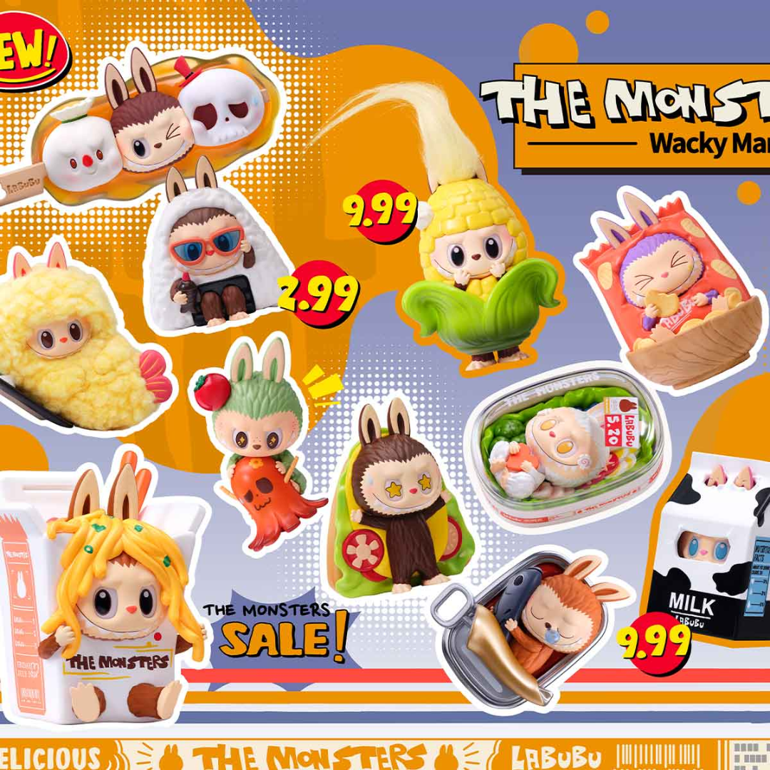 POPMART THE MONSTERS Wacky Mart Series Figures Whole Set