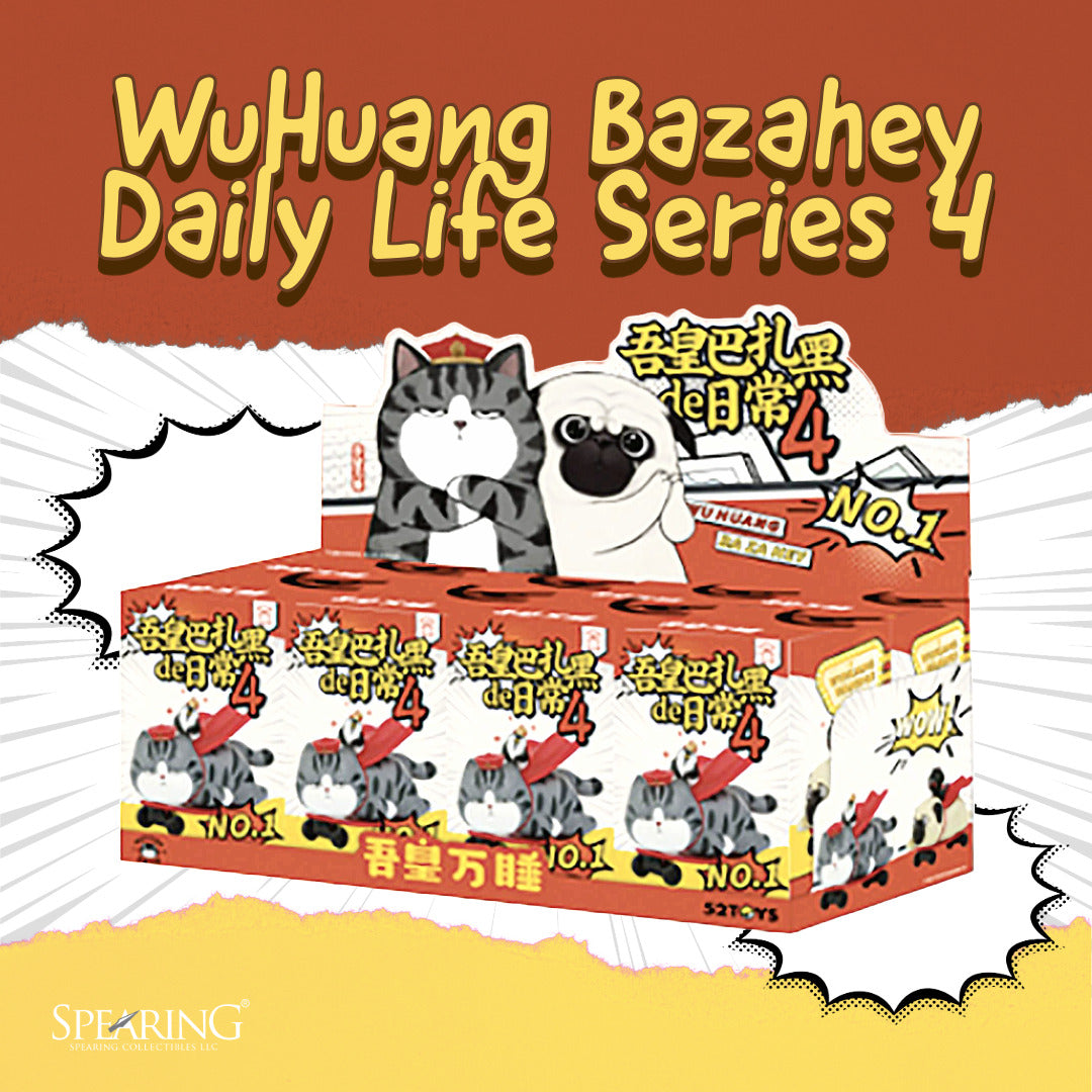 🐱 (INDIVIDUAL OPENED) 52TOYS WuHuang Bazahey Daily Life Series 4 Blind Box Series 🐶
