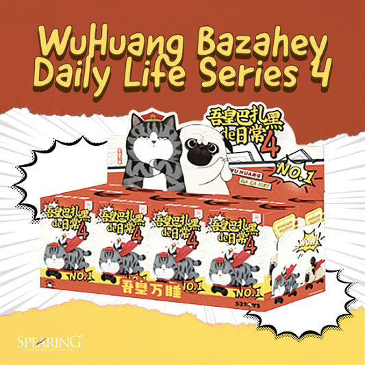 🐱 (INDIVIDUAL OPENED) 52TOYS WuHuang Bazahey Daily Life Series 4 Blind Box Series 🐶