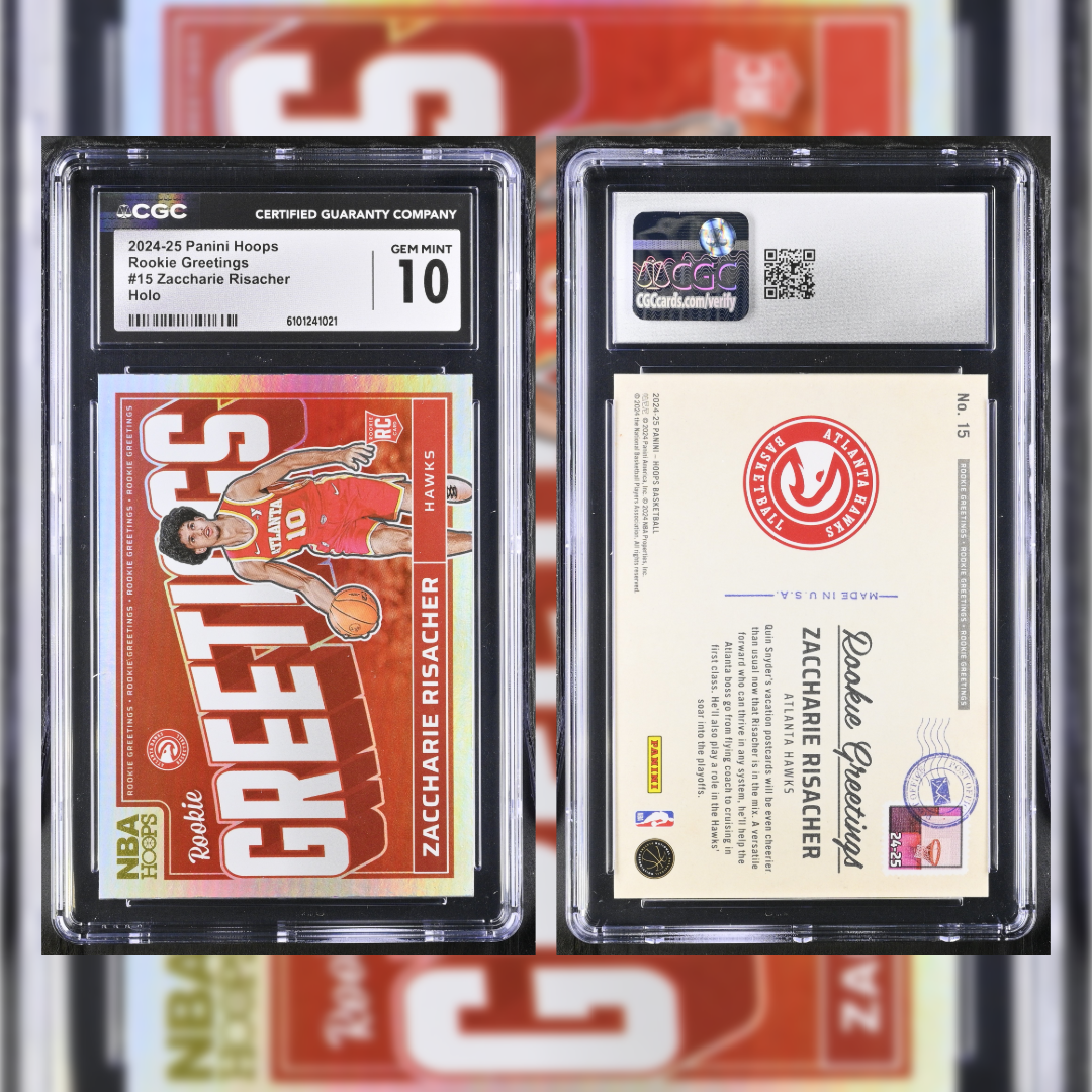 2024-25 Zaccharie Risacher #15 CGC GEM MINT 10 6101241021