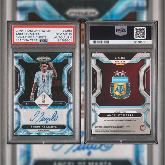 2022 Angel Di Maria with Autograph #ADM PSA 10 85705601