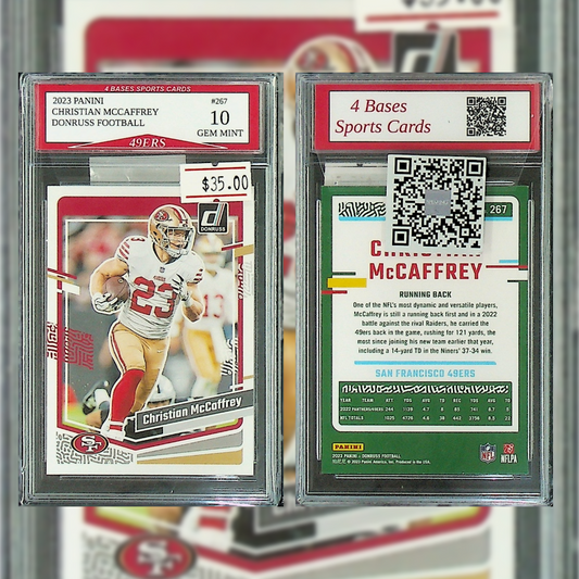 2023 Christian Mccaffrey #267 4 Bases Sports Cards 10
