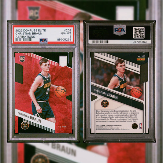 2022 Christian Braun #202 PSA 8 85705263