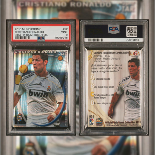 2010 Cristiano Ronaldo #52 PSA 9 79019946