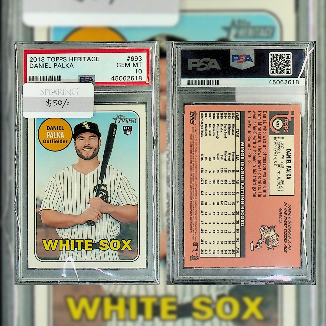 2018 Daniel Palka #693 PSA 10 45062618