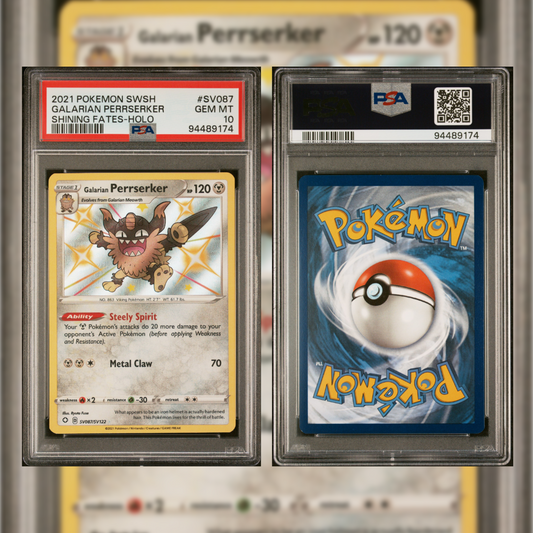 2021 Galarian Perrserker #SV087 PSA 10 94489174