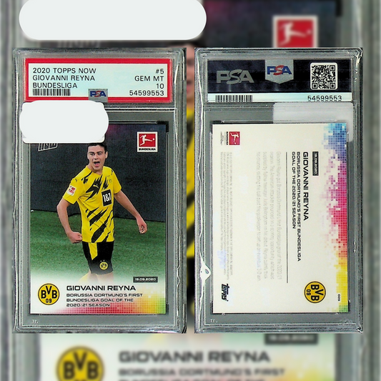 2020 Giovanni Reyna #5 PSA 10 54599553