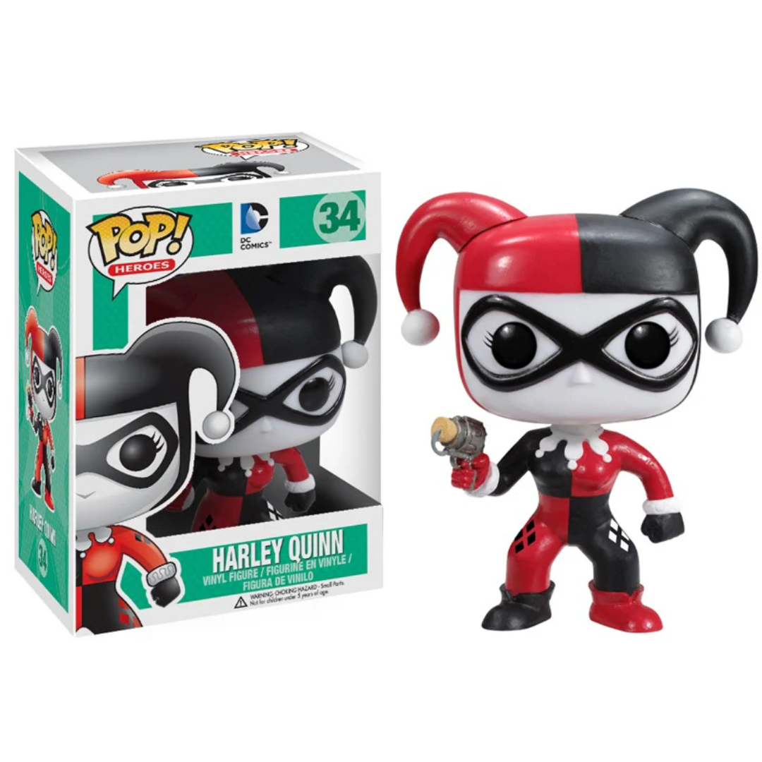 Funko POP! DC COMICS- Harley Quinn #34 Vinyl Figure Autographed