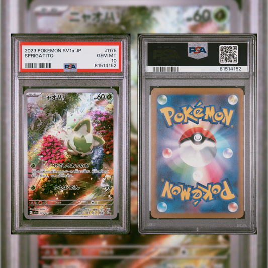 2023 Japanese Sprigatito #075 PSA 10 81514152