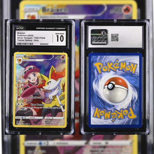 2022 Braxien TG01/TG30 CGC GEM MINT 10 6038023007