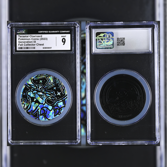 2023 Terastal Charizard Coin CGC 9 6038026007