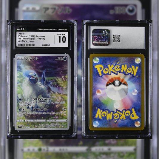 2022 Japanese Absol 191/172 CGC GEM MINT 10 6038022013