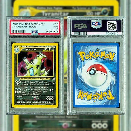 2001 Tyranitar-Holo #12 PSA 7 56904975