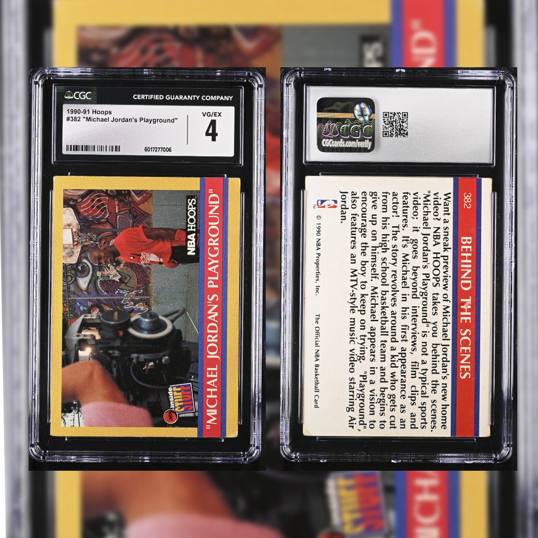 1990-91 Michael Jordan's Playground #382 CGC 4 6017277006