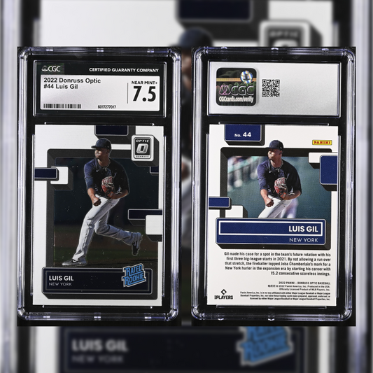 2022 Luis Gil #44 CGC 7.5 6017277017
