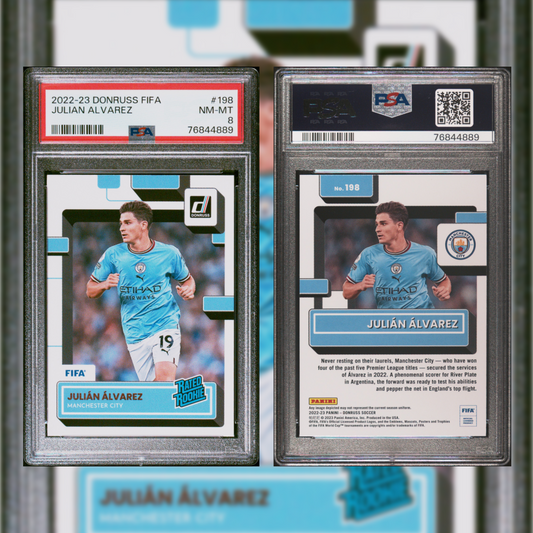 2022-23 Julian Alvarez #198 PSA 8 76844889