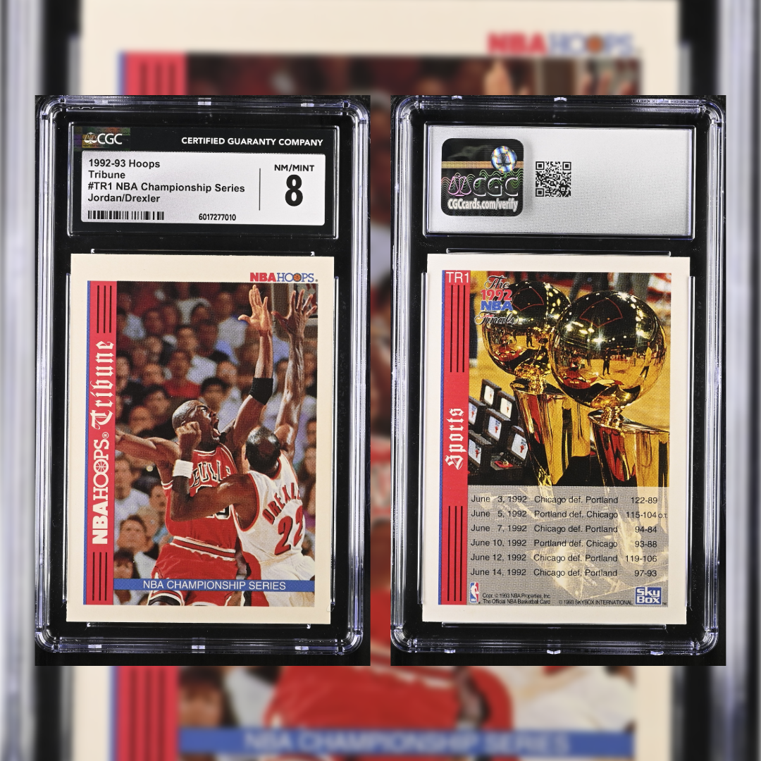1992-93 Jordan/Drexler #TR1 CGC 8 6017277010