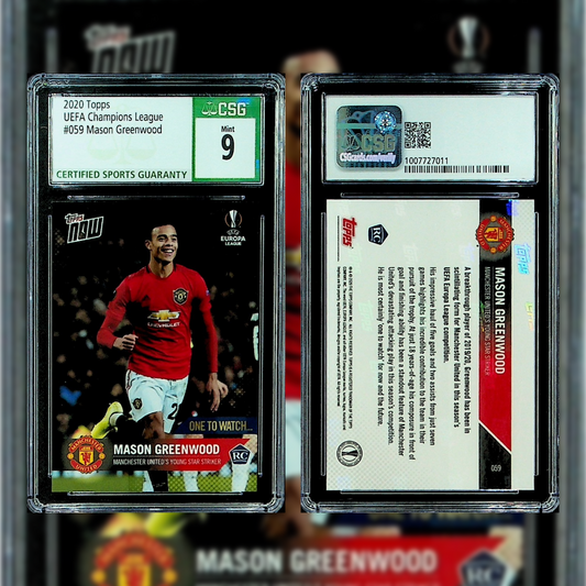 2020 Mason Greenwood #059 CSG 9 1007727011