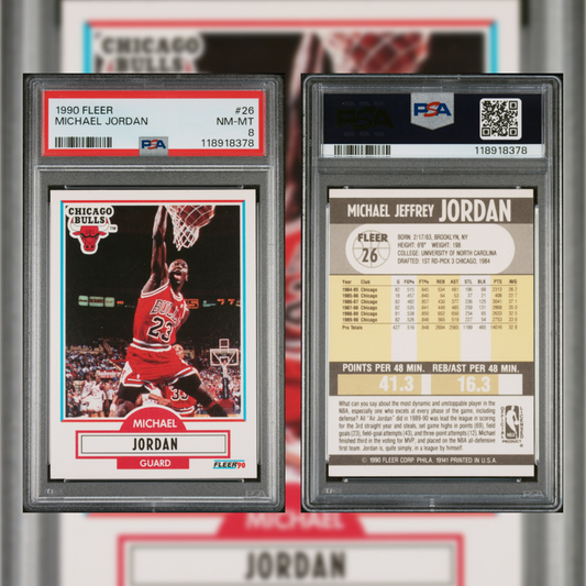 1990 Michael Jordan #26 PSA 8 118918378