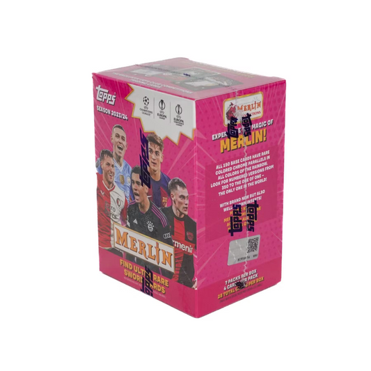 2023-24 Topps Merlin UEFA Club Competitions Soccer Blaster Box