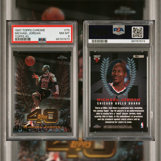 1997 Michael Jordan #T5 PSA 8 86787873