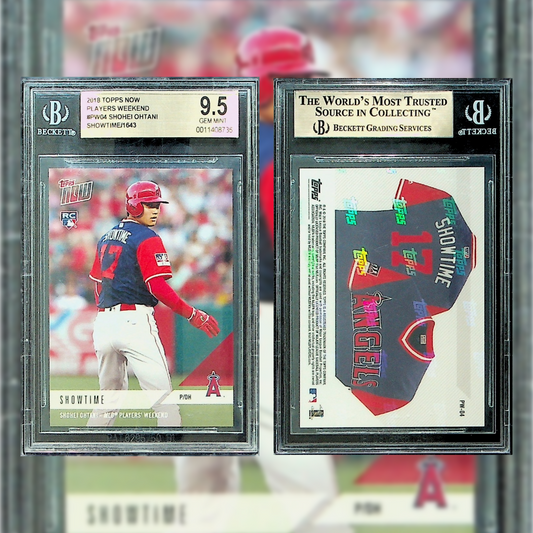 2018 Shohei Ohtani #PW04 Beckett 9.5 0011408735