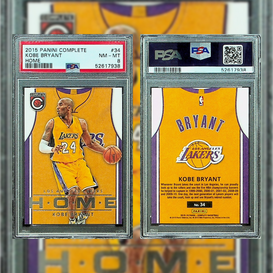 2015 Kobe Bryant #34 PSA 8 52617938