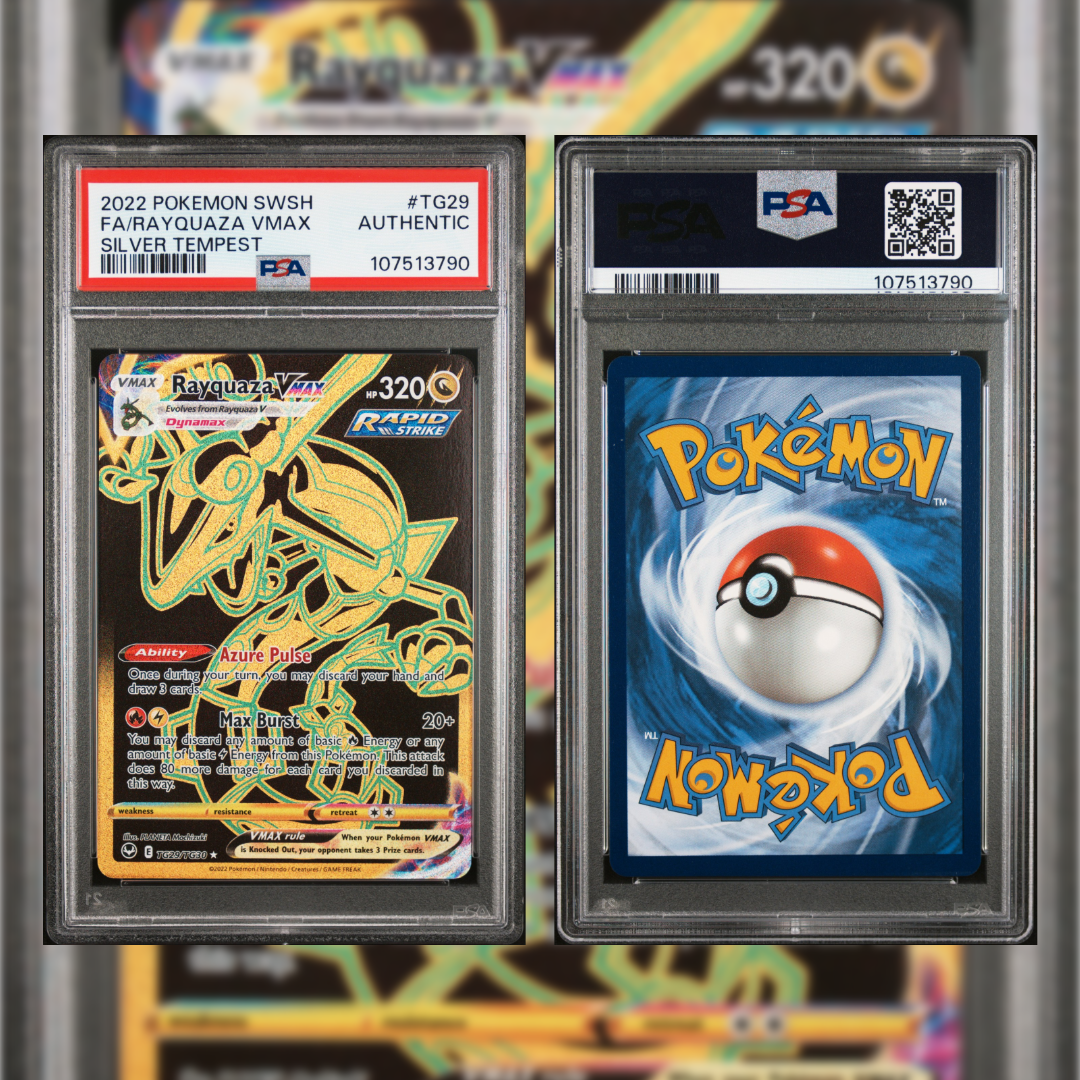 2022 FA/Rayquaza VMAX #TG29 PSA AUTHENTIC 107513790