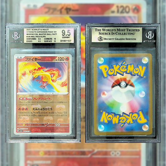 2023 Moltres R/JPN #146 Beckett 9.5 0018011537