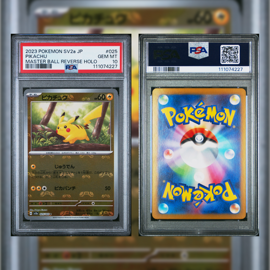2023 Japanese Pikachu Master Ball #025 PSA 10 111074227