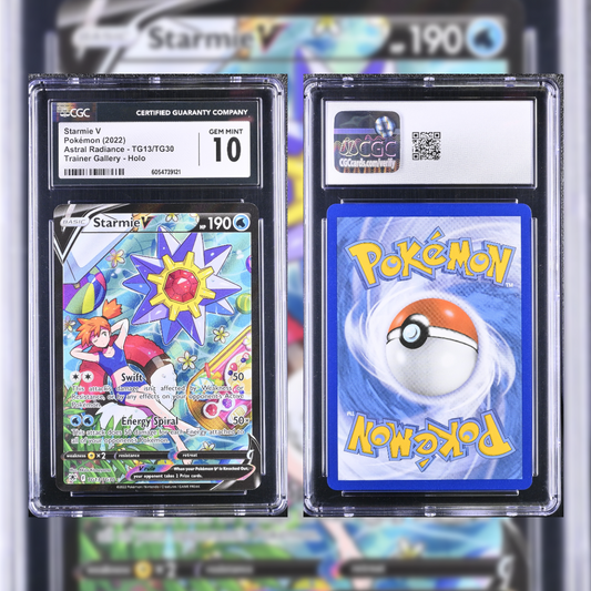 2022 Starmie V TG13 CGC GEM MINT 10 6054739121