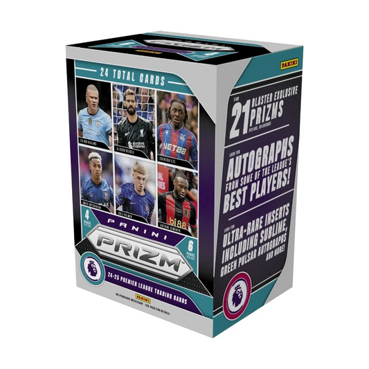 2024-25 Panini Prizm Soccer Premier League Trading Card Box (Hobby Blaster) Green