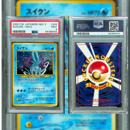 2000 Japanese Suicune-Holo #245 PSA 9 65368455