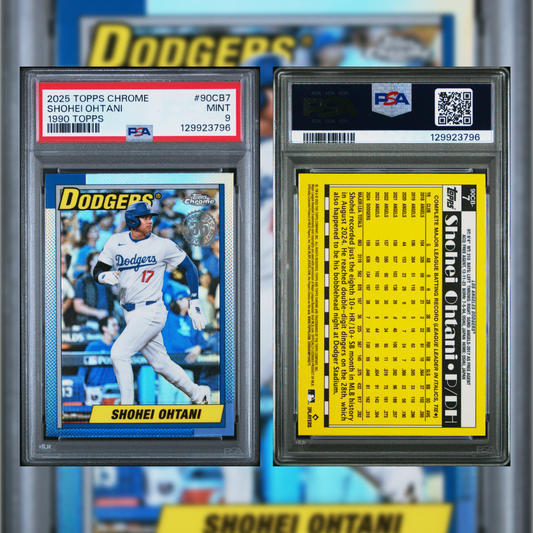 2025 Shohei Ohtani #90CB7 PSA 9 129923796