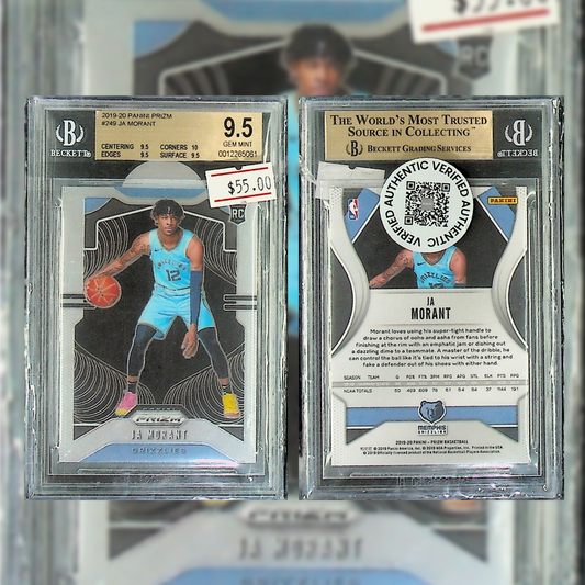 2019-20 Ja Morant #249 Beckett 9.5 0012265061