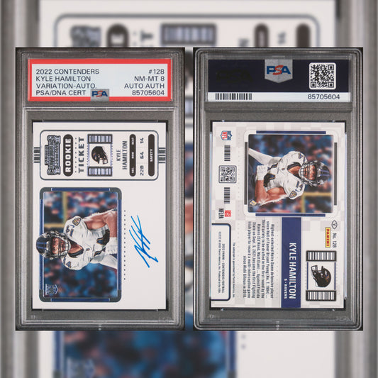 2022 Kyle Hamilton #128 PSA 8 85705604