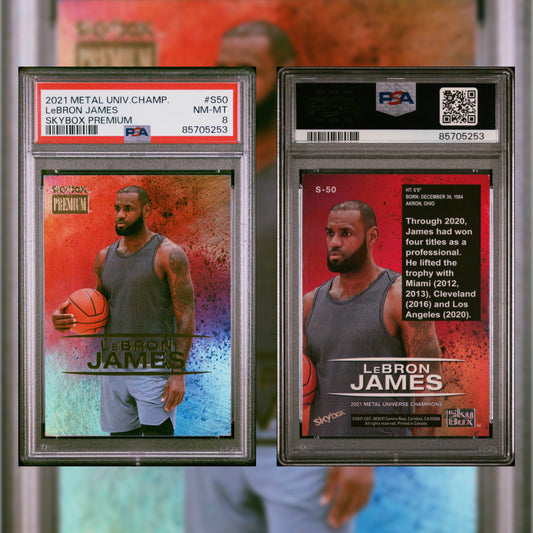 2021 LeBron James #S50 PSA 8 85705253