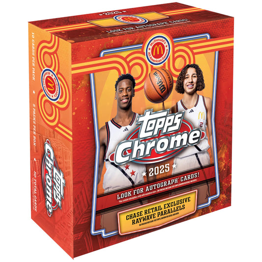 2025 Topps Chrome McDonald’s All-American Basketball Retail Box