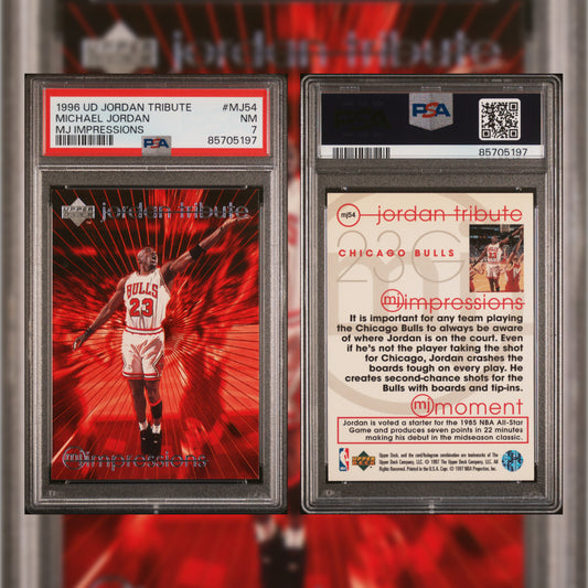 1996 Michael Jordan #MJ54 PSA 7 85705197