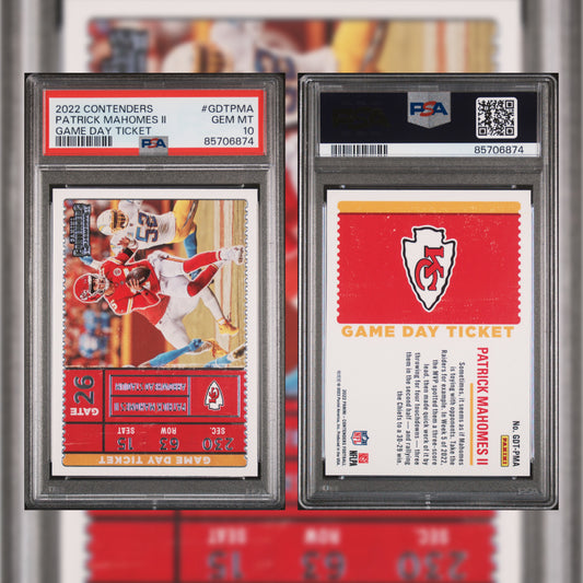 2022 Patrick Mahomes II #GDTPMA PSA 10 85706874