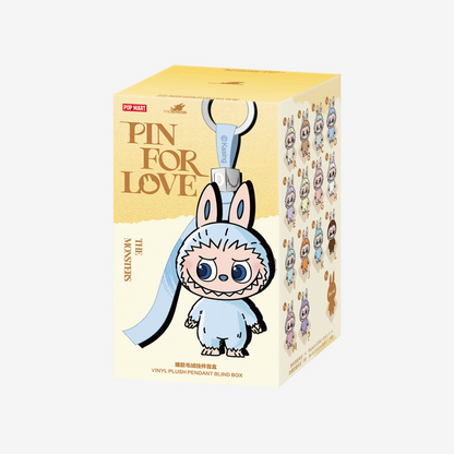 THE MONSTERS PIN FOR LOVE SERIES-Vinyl Plush Pendant Blind Box (A-M) & (N-Z) Whole Set