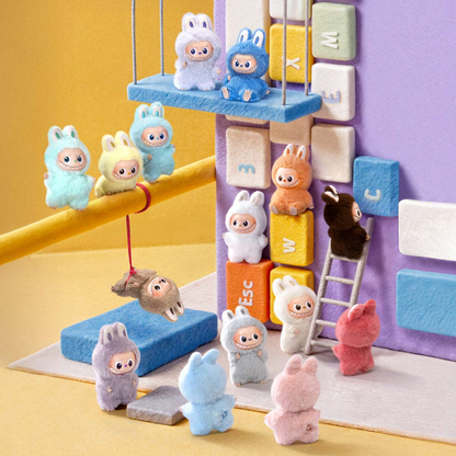 THE MONSTERS PIN FOR LOVE SERIES-Vinyl Plush Pendant Blind Box (A-M) & (N-Z) Whole Set
