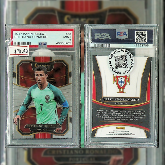 2017 Cristiano Ronaldo #33 PSA 9 49363705