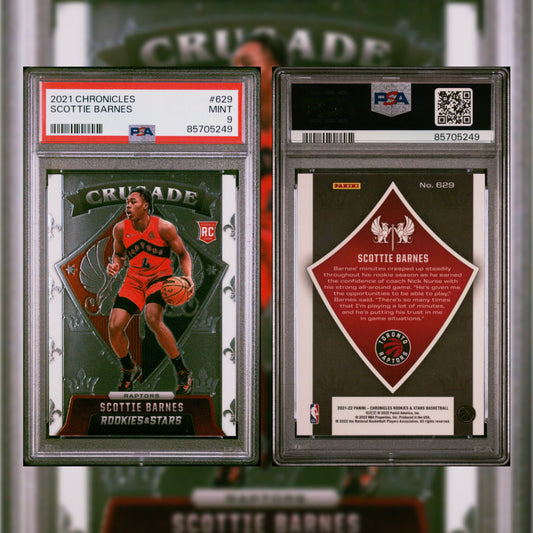 2021 Scottie Barnes #629 PSA 9 85705249