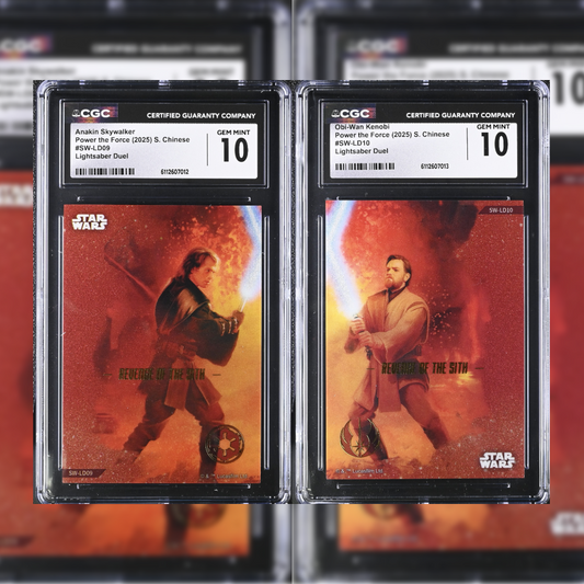 2025 Anakin Skywalker & Obi-Wan Kenobi #SW-LD09 & #SWLD10 Set