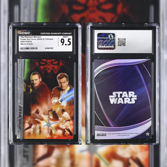 2025 The Phantom Menace #SW-POS34 CGC 9.5 6112607025