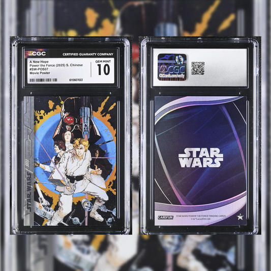 2025 A New Hope #SW-POS07 CGC GEM MINT 10 6112607022