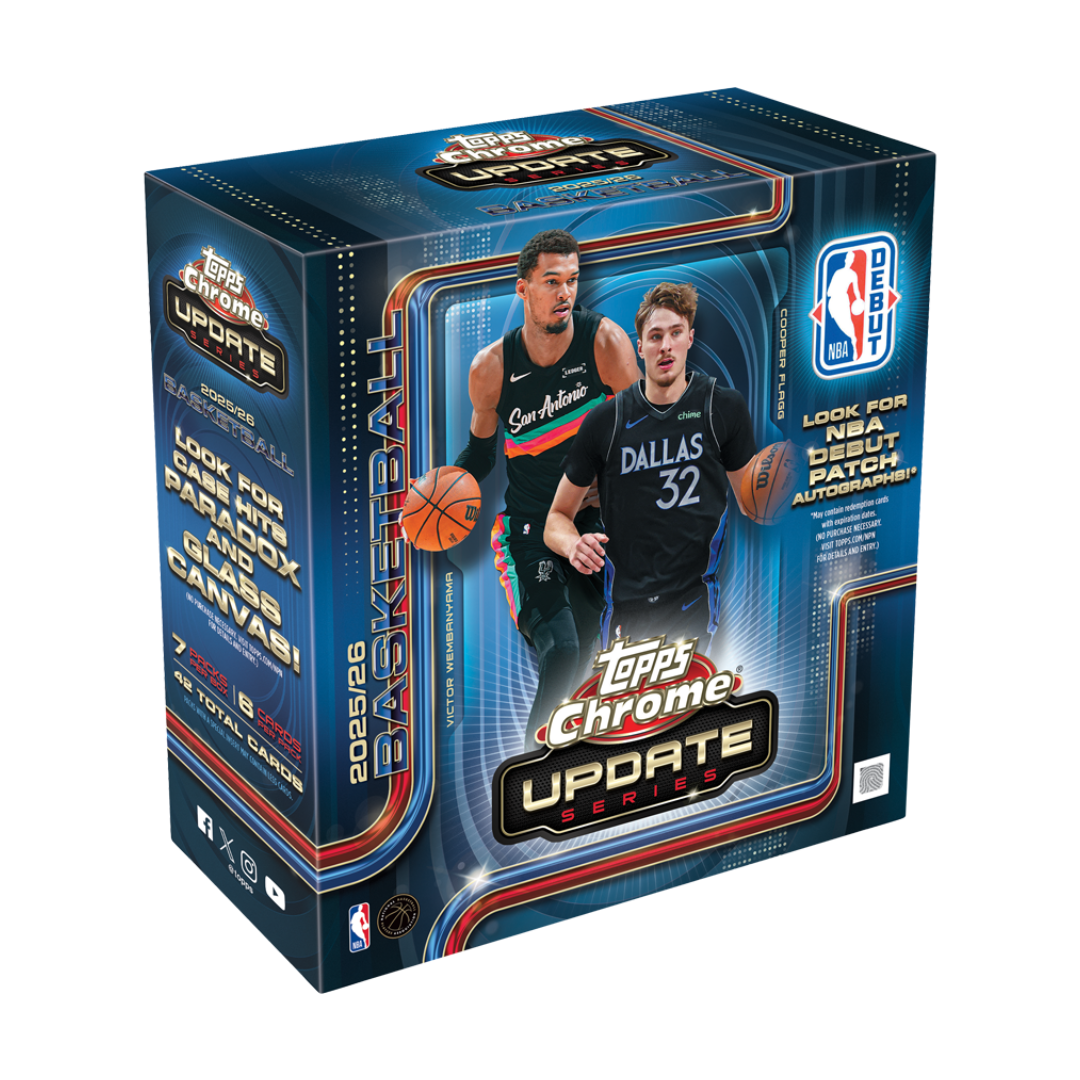 2025-26 Topps Chrome® Updates Basketball - Mega Box