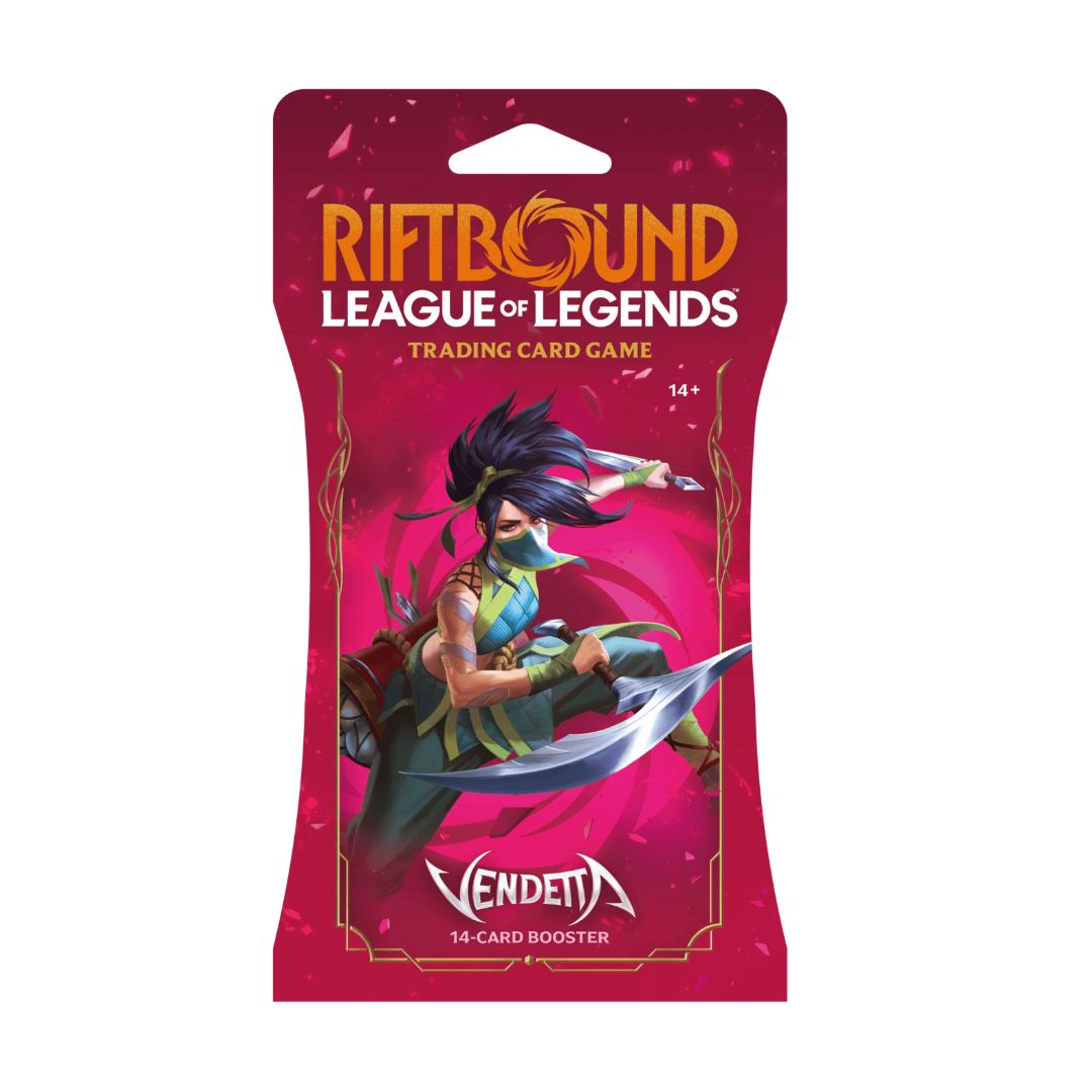 Riftbound League of Legends Trading Card Game Vendetta Sleeved Booster Pack