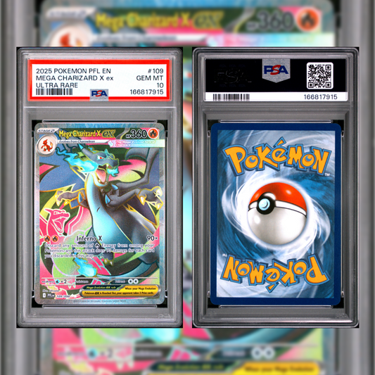 2025 Mega Charizard X ex #109 PSA 10 166817915
